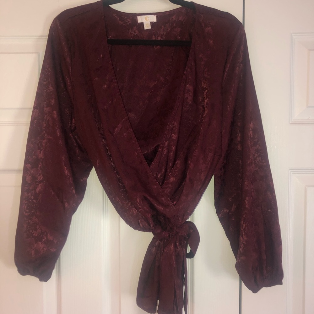Maroon blouse